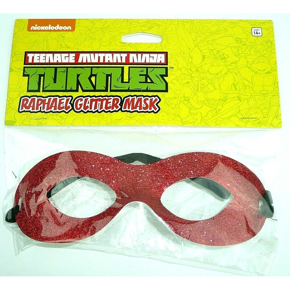 Raphael Glitter Mask Teenage Mutant Ninja Turtles Halloween Costume Cosplay TMNT